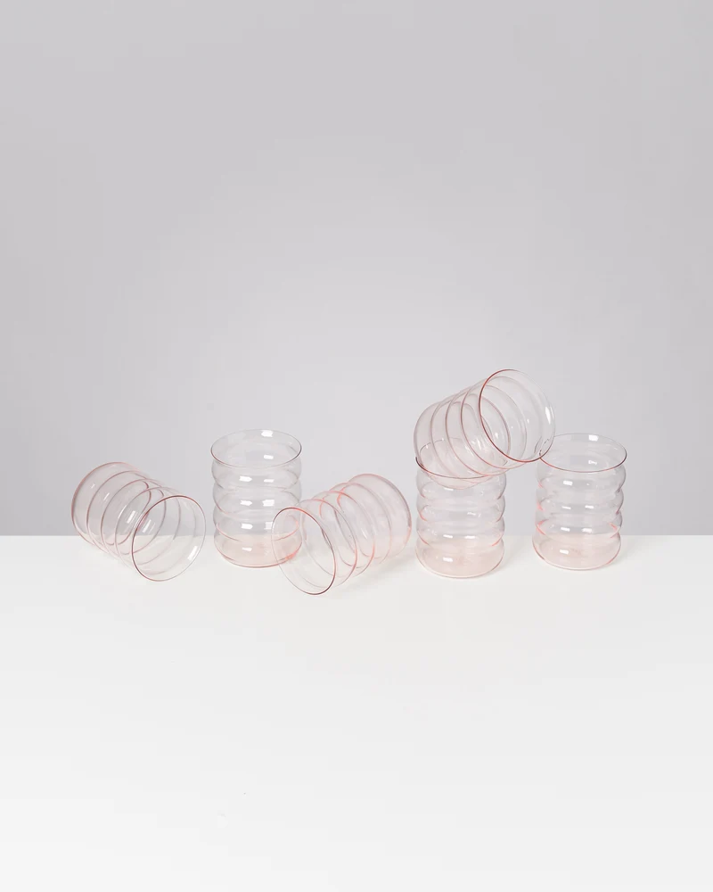 Joia Glas groß bubble rosé