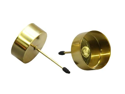 pb. 4 Teelichtbecher/Pick Gold 42 mm/5 cm