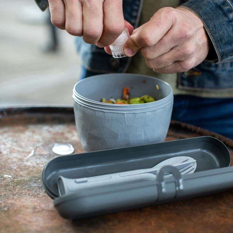Besteck Etui m. Besteck KLIKK POCKET READY 3-teilig