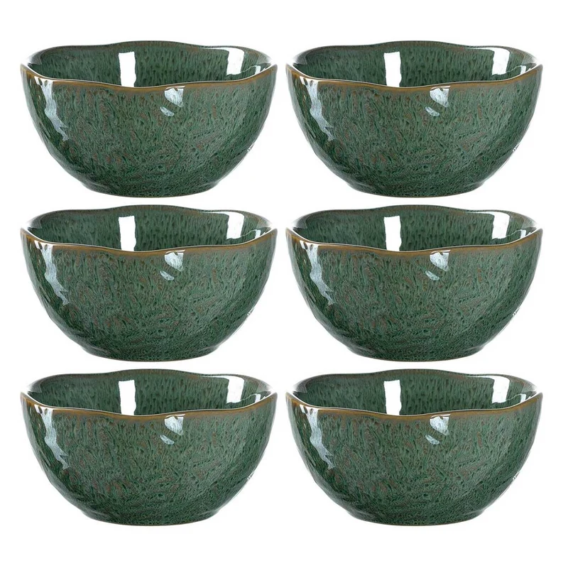 Keramikschale MATERA 12 cm grün 6er-Set