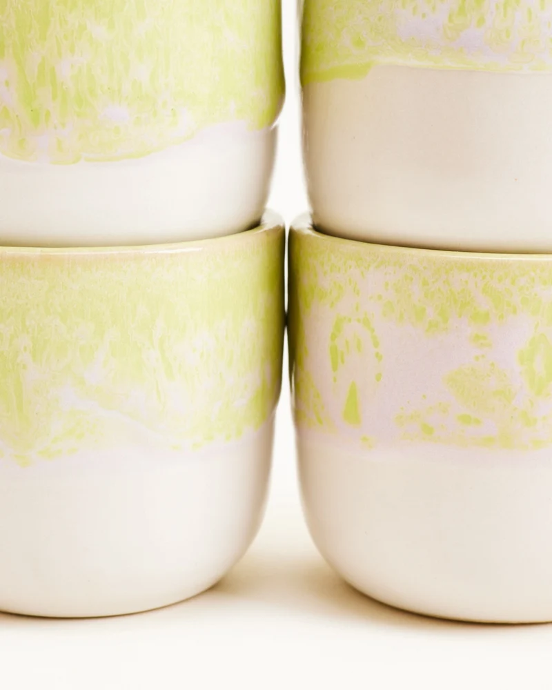 Coimbra Becher klein lime 6er-Set