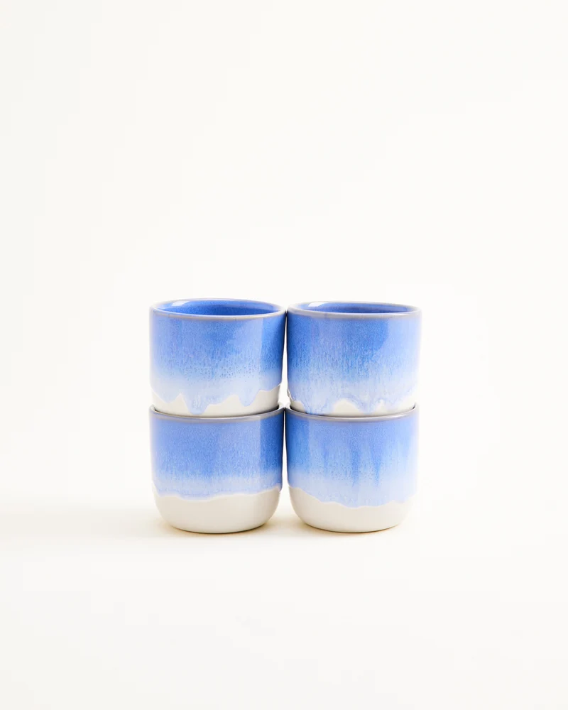 Coimbra Becher klein cornflower 4er-Set