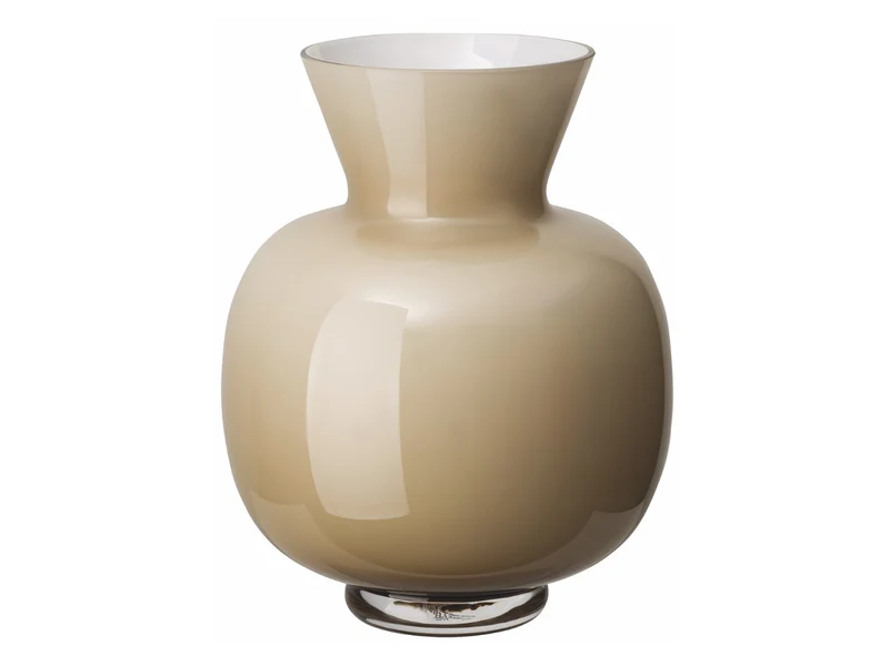 Rosenthal Anna Beige Glass Vase 24cm