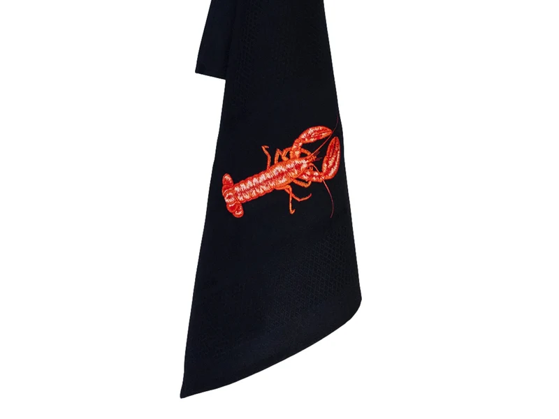 Vista Portuguese Geschirrtuch Lobster schwarz 50x70cm