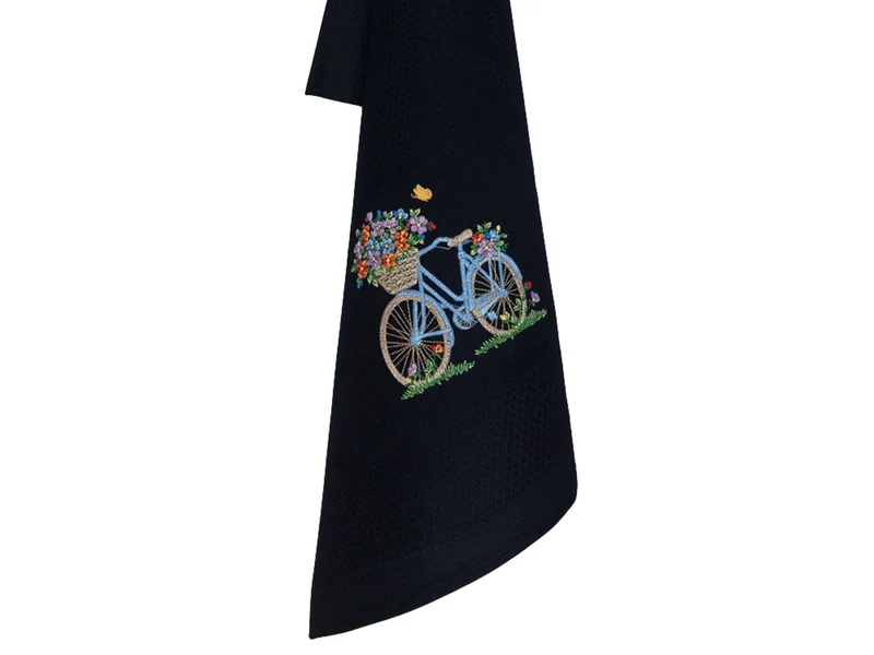 Vista Portuguese Geschirrtuch Bicycle black 50x70cm
