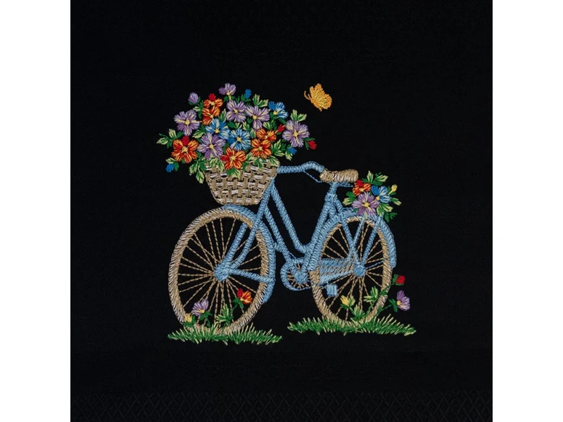 Vista Portuguese Geschirrtuch Bicycle black 50x70cm