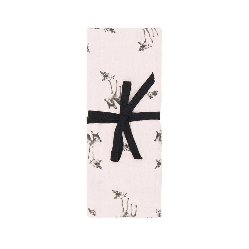 Großes Mulltuch "Bianca Swaddle Fawn Light Pink"