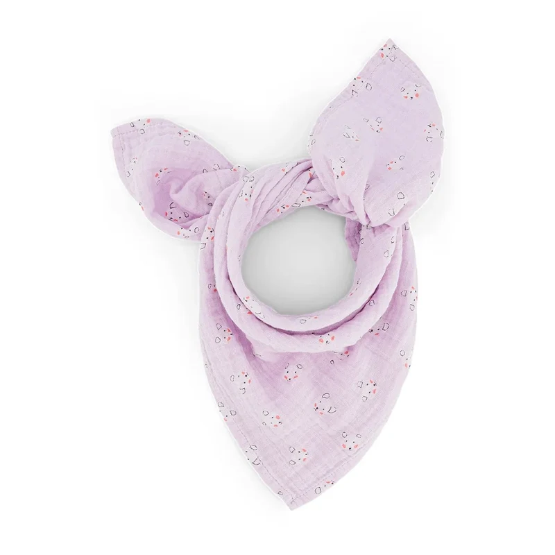 Mulltuch "Bianca Swaddle Teddy Blush Lilac"