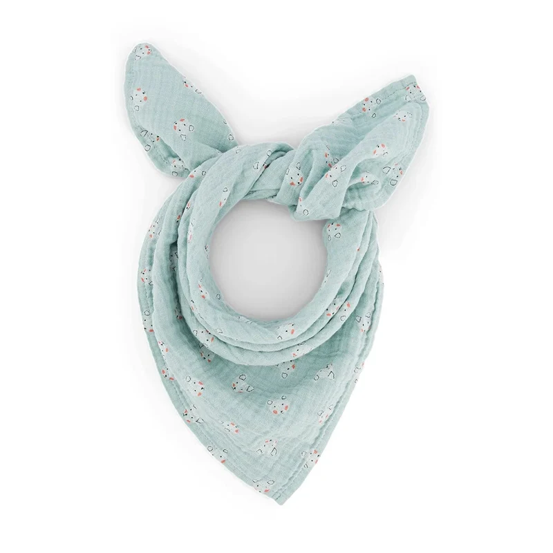 Mulltuch "Bianca Swaddle Teddy Blush Blue"