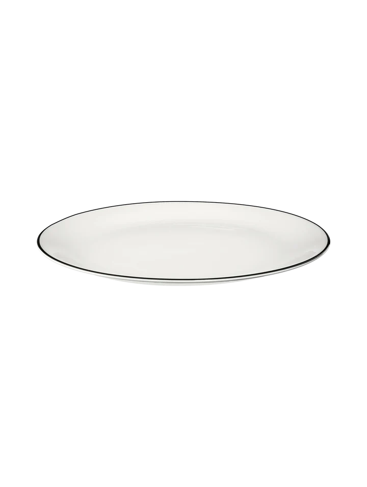 ASA Selection Frühstücksteller / Dessertteller A Table Ligne Noire ø 21 cm - 4 Stück