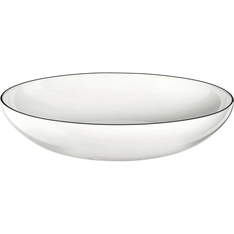 ASA Selection Tiefe Teller / Pastateller A Table Ligne Noire ø 22 cm - 4 Stück