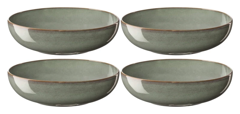 ASA Selection Tiefe Teller Saisons Eucalyptus ø 21 cm - 4 Stück