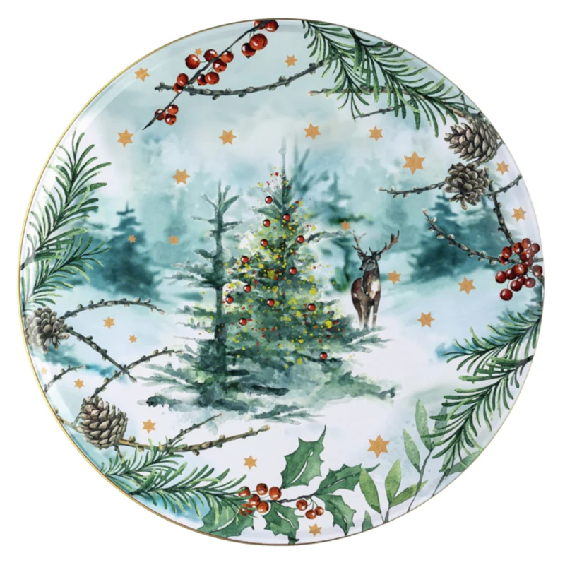 Hutschenreuther Sammelserie 2023 Am Weihnachtsbaum Plätzchendosen Set3