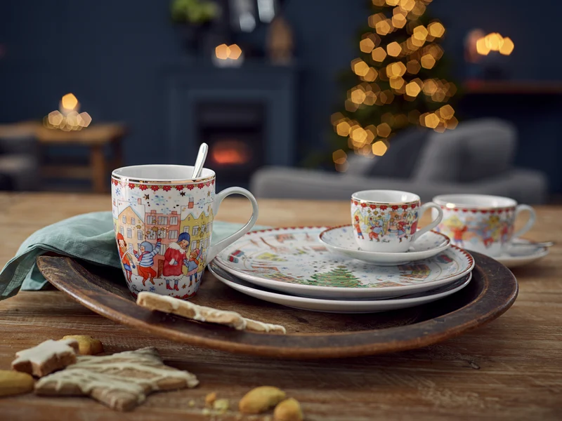 Hutschenreuther Sammelkollektion 2023 Weihnachtsklänge II Teller flach 22cm