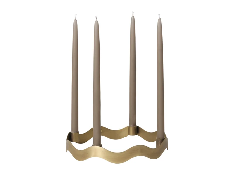 Broste Copenhagen Halo Leuchter gold 18cm