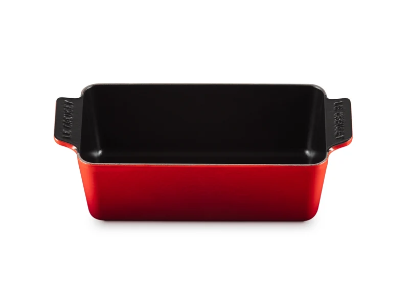 Le Creuset Backform Signature rechteckig kirschrot 23cm