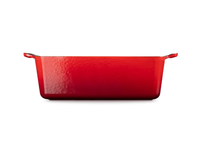 Le Creuset Backform Signature rechteckig kirschrot 23cm