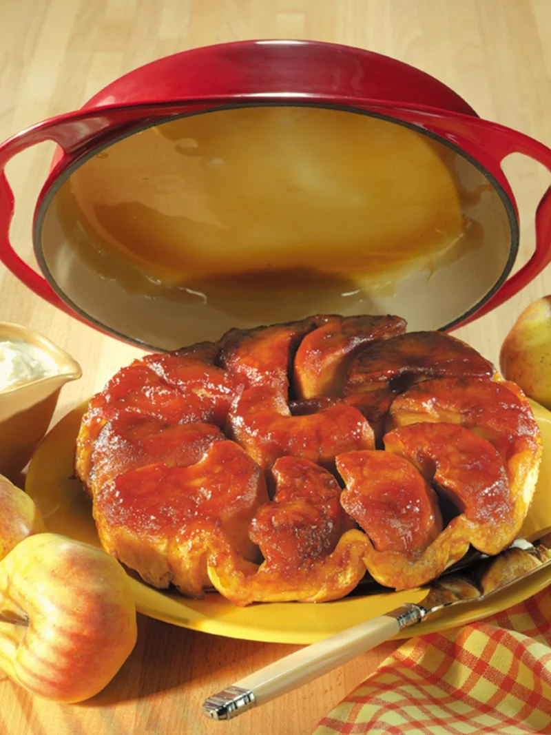 Le Creuset Tatin Backform Tradition rund kirschrot 25cm