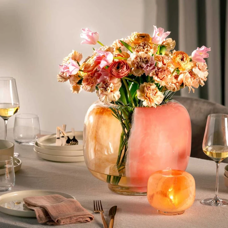 Vase CIPRIA DUE 26 cm apricot/lachs