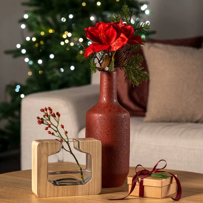 Holzvase AUTENTICO 18 cm