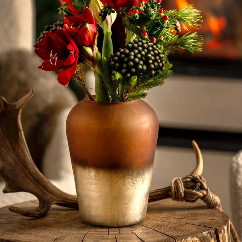 Vase 27 cm burgund CAPANNA