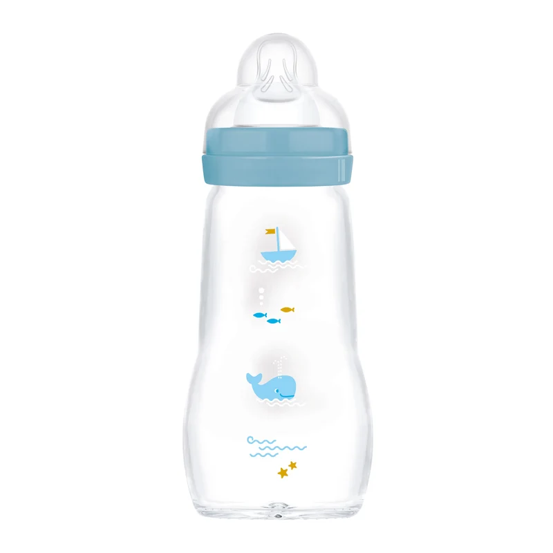 MAM Feel Good Matt AntiKolik Weithals Baby Glas Flasche