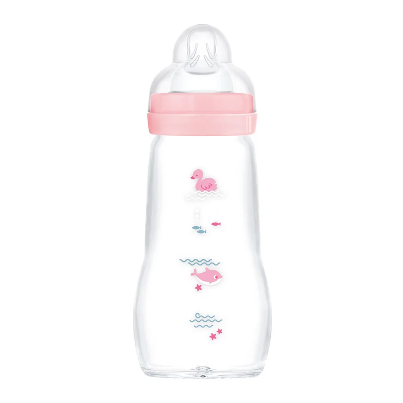 MAM Feel Good Matt AntiKolik Weithals Baby Glas Flasche