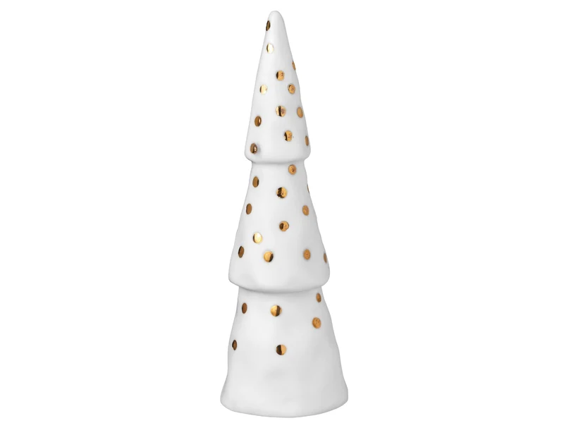 räder Weihnachtswald Winterstadt weiß/gold Set4