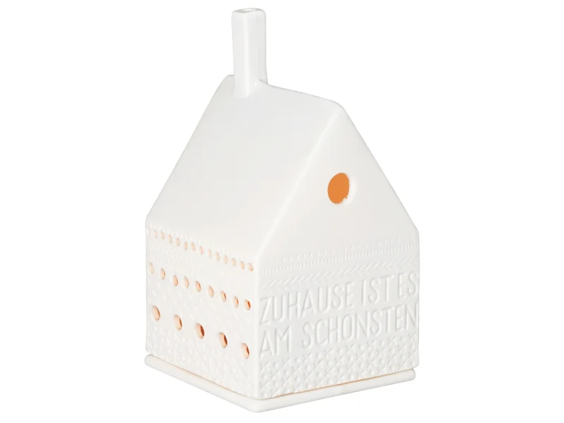 räder Lichthaus Zuhause ist es am schönsten weiß 13cm