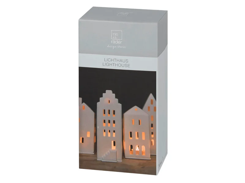 räder Lichthaus Giebeldach weiß 20cm