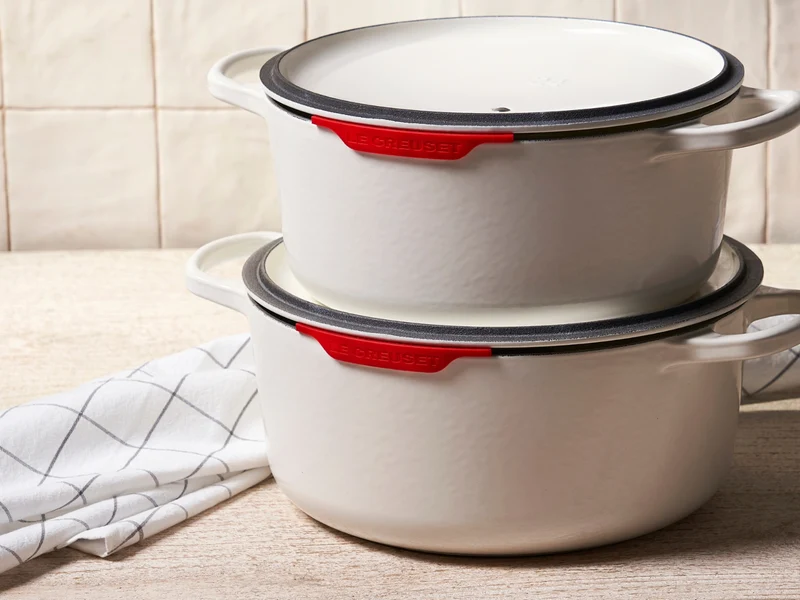 Le Creuset Stapelschutz meringue Set 2tlg