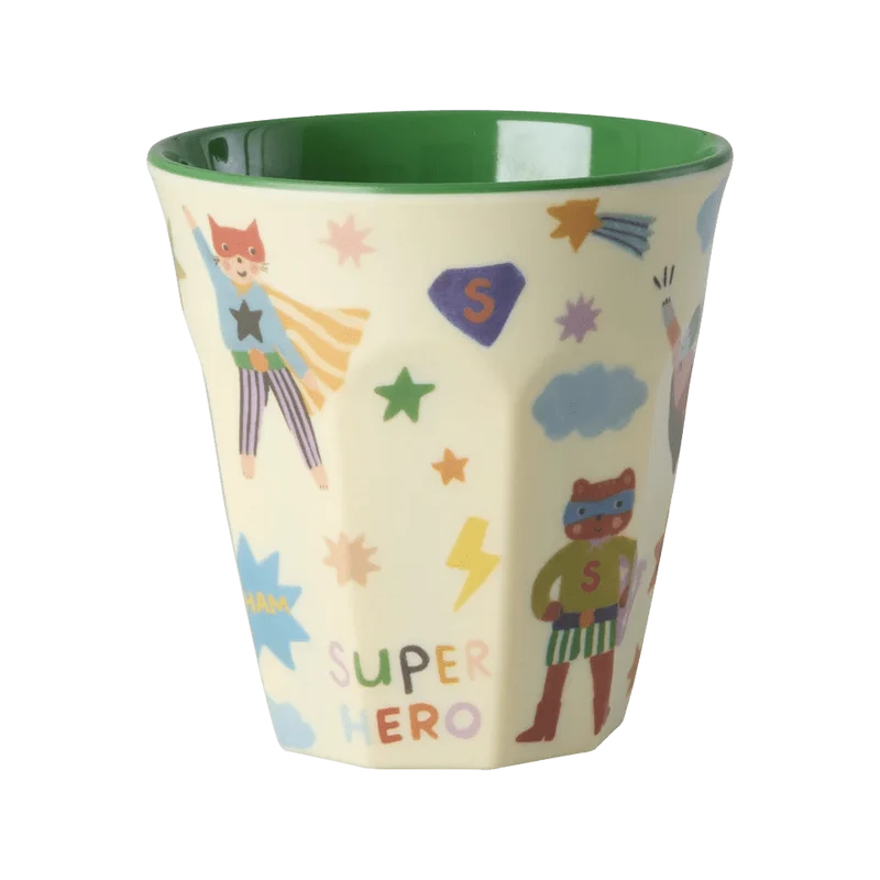 rice mittelgroßer Kinderbecher Hero Green