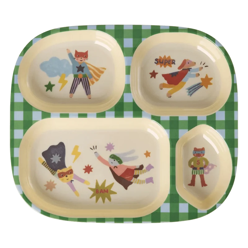 rice Kinderteller Hero Green – 4er Fächer