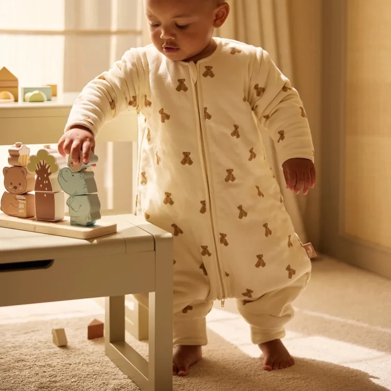 Schlafsack mit Füßen & Ärmeln Mini Teddy Bear