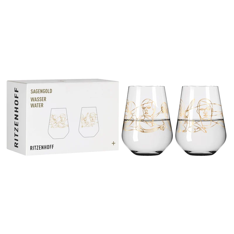Ritzenhoff Sagengold Wasserglas‐Set