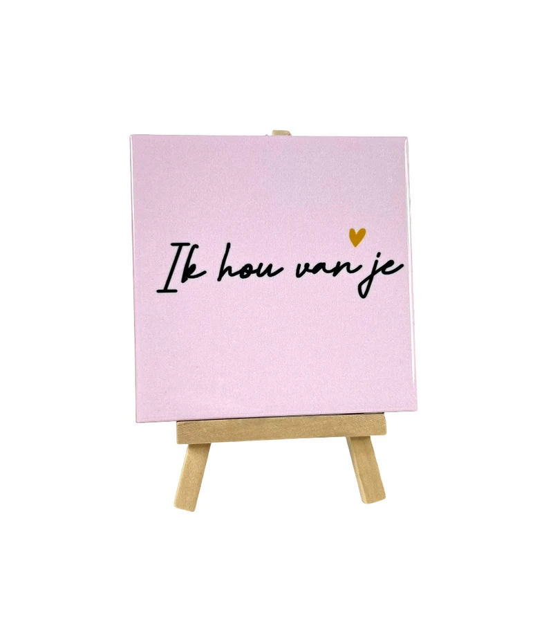 Fliese - Ich liebe dich - 11x11cm