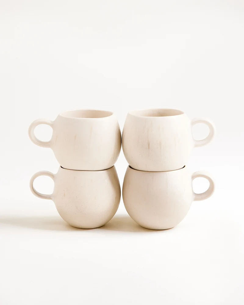Sintra Tasse klein sand 4er-Set