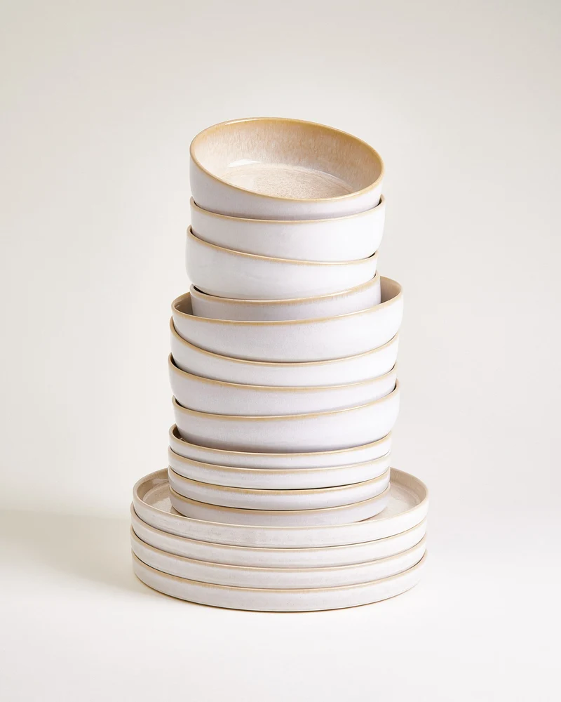 Cordoama Geschirr-Set modern sand 16-teilig
