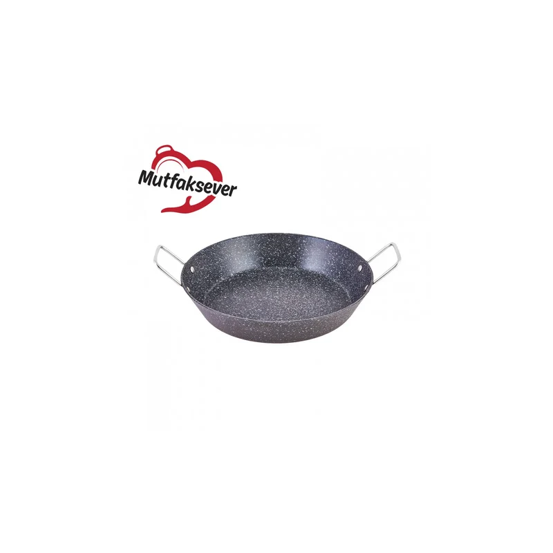 Karaca Love of Kitchen Induktionsbasierter Biogranit Paella Pfanne 28 cm