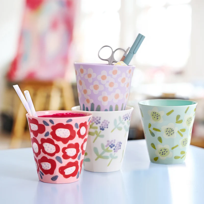 Becher-Set NORA CUP M BLOOMIES 4er-SET