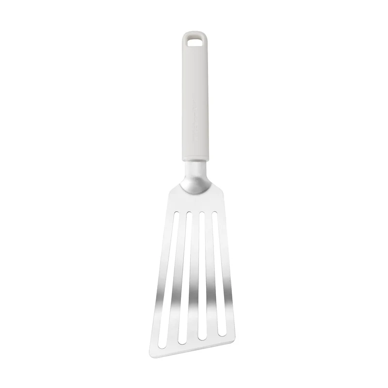 KitchenAid Pfannenwender Classic Porzellanweiß Edelstahl 31,5 cm - Pfanne Crêpes Fisch