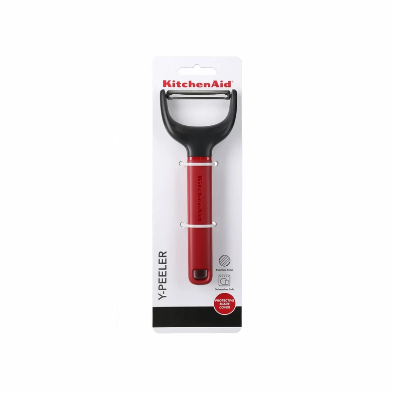 KitchenAid Sparschäler Classic Kaiserrot - Edelstahl 17,5 cm - Y-Modell Schäler