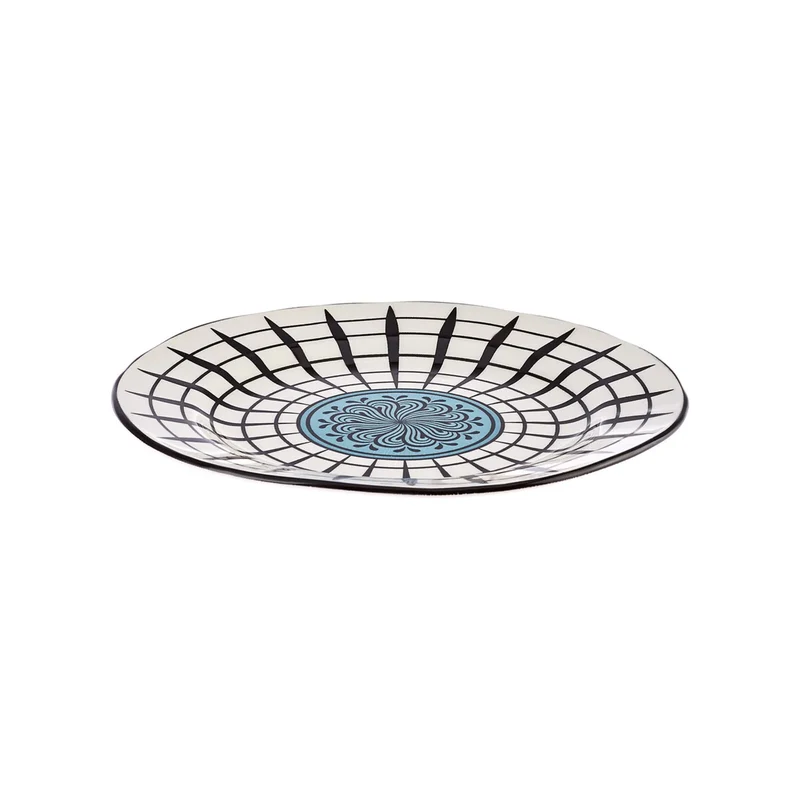 Karaca Paye Selcuklu Serie Blau Brotteller 16 cm