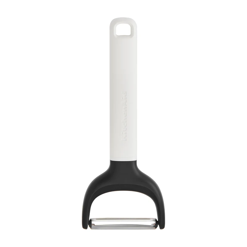 KitchenAid Sparschäler Classic Porzellanweiß Edelstahl 17,5cm - Y-Modell Schäler
