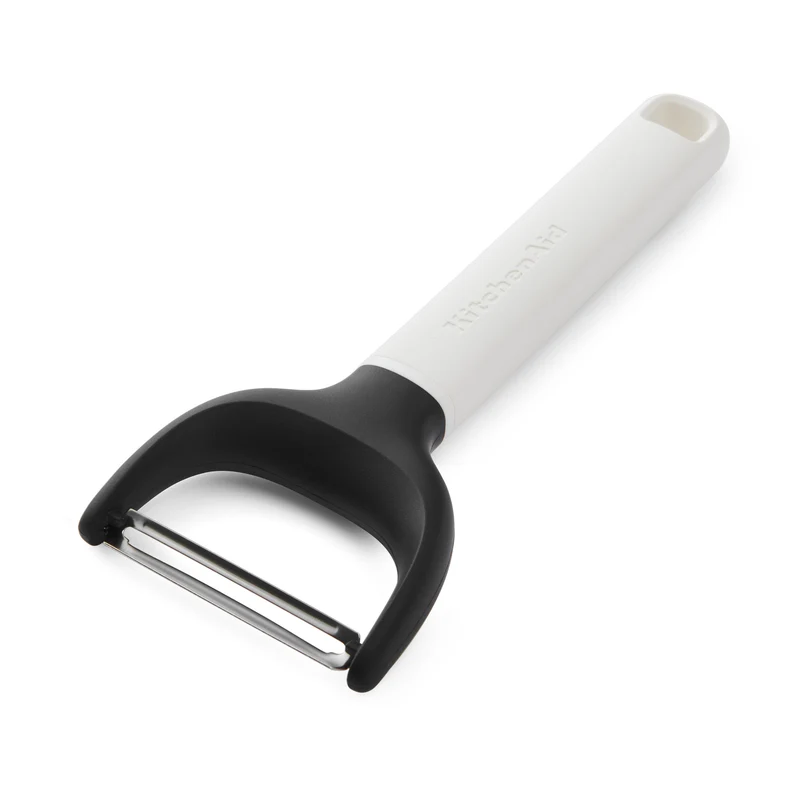 KitchenAid Sparschäler Classic Porzellanweiß Edelstahl 17,5cm - Y-Modell Schäler
