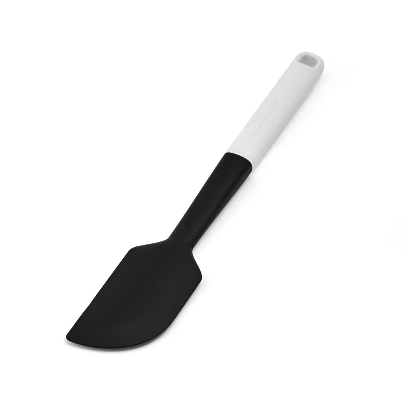 KitchenAid Teigschaber Classic Porzellanweiß Silikon 30 cm - Spatel Schaber