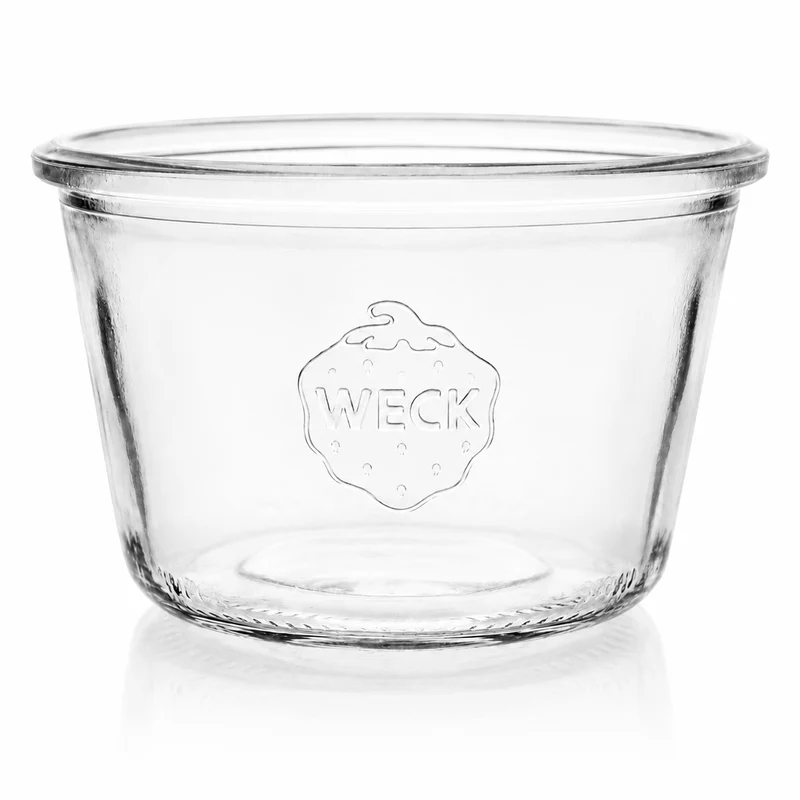 WECK-Sturzglas 370 ml RR 100 mit Glasdeckel im 6er Karton