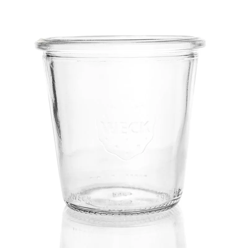 WECK-Sturzglas 290 ml RR 80 mit Glasdeckel im 6er Karton
