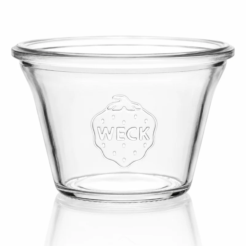 WECK-Quadro-Glas 290 ml RR 100 mit Glasdeckel im 6er Karton