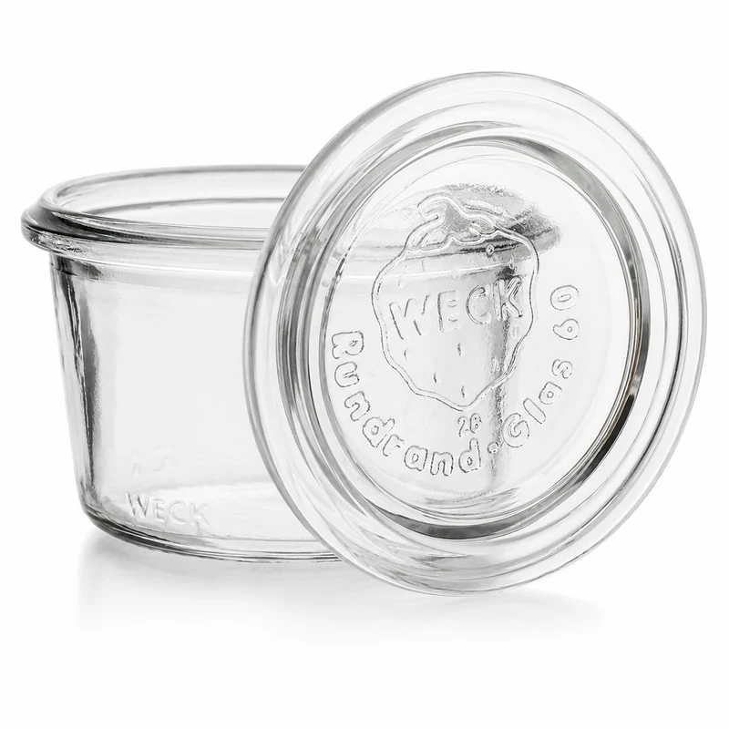WECK-Mini-Sturzglas 80 ml RR 60 mit Glasdeckel im 12er Karton